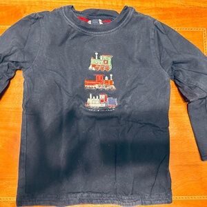 Janie and Jack - train shirt